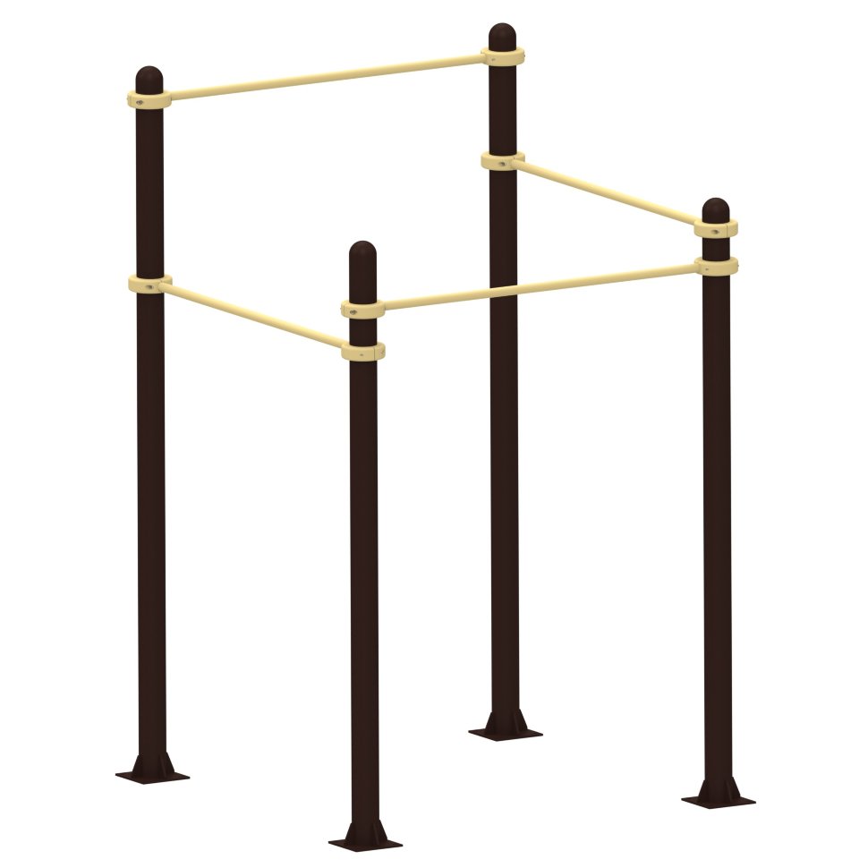 Четыре разноуровневых турника Air-Gym YSK25