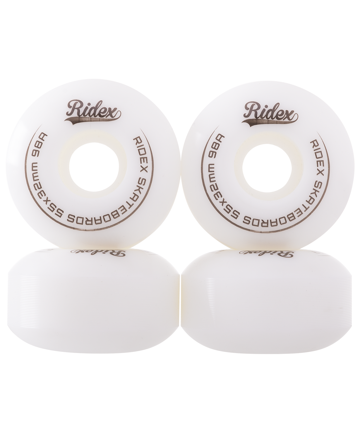 Комплект колес для скейтборда SB, 55*32, белый, 4 шт.