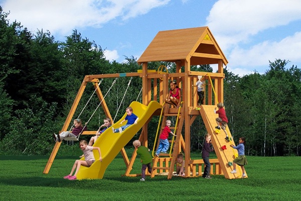 Детский деревянный игровой комплекс ПАРИЖ