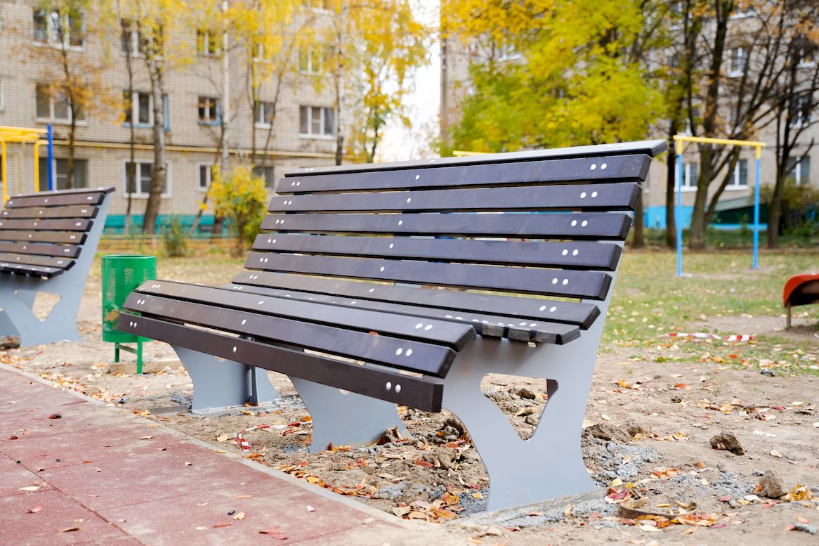 Скамья парковая (брус) Romana 302.29.00