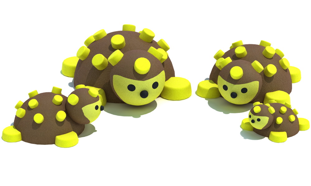 Резиновая 3D-фигура ZION Ёжик (для парков и детских площадок)