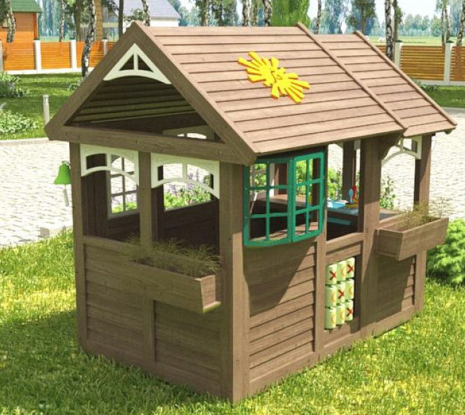 Детский домик IgraGrad Коттедж 2