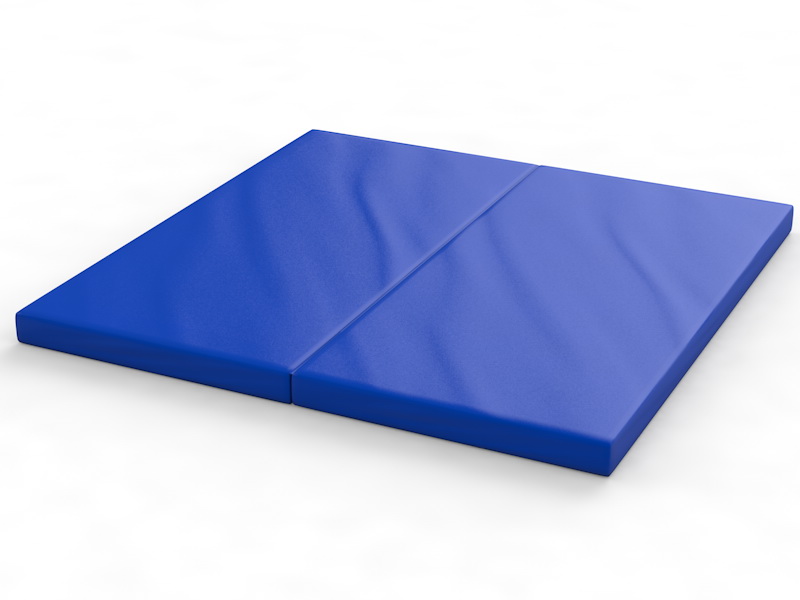 Мат гимнастический складной 2х2х0,1 м в 1 сложение