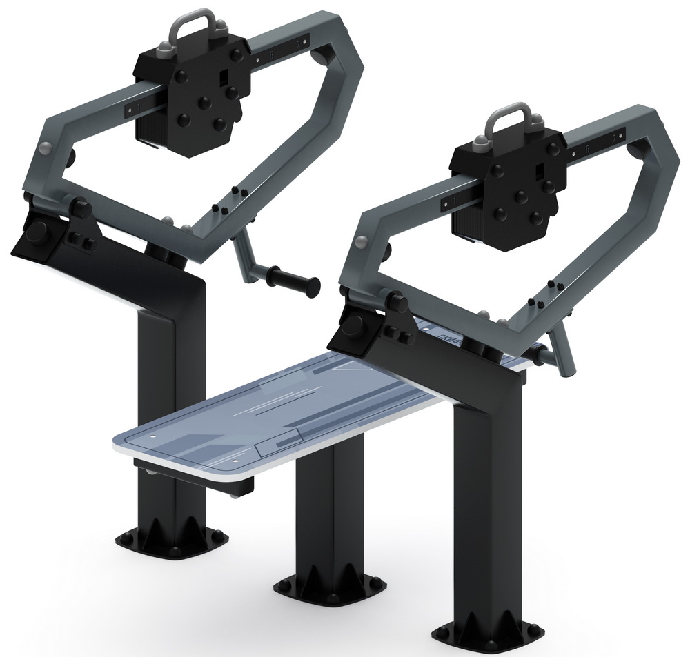 Уличный тренажер ЖИМ ЛЕЖА СТ 026-11.П