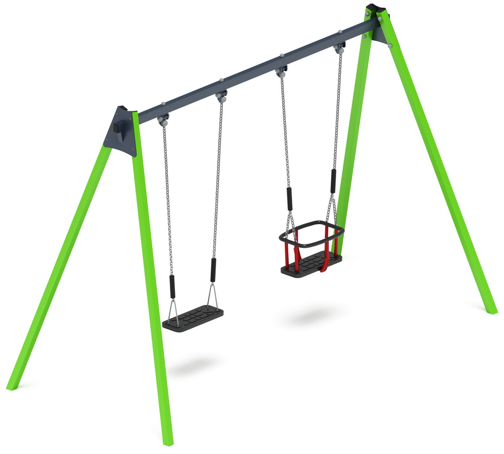Качели М2 металл ИО 12.М.03.04.03-02 (зеленый)