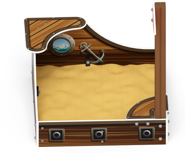 КОРАБЛИК песочница (Коричневый) ИО 5.03.01-02