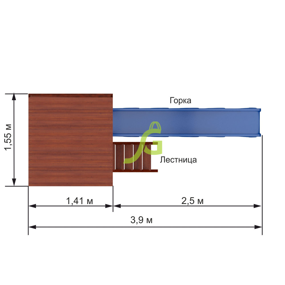 Детская площадка IgraGrad "Панда Фани Tower"