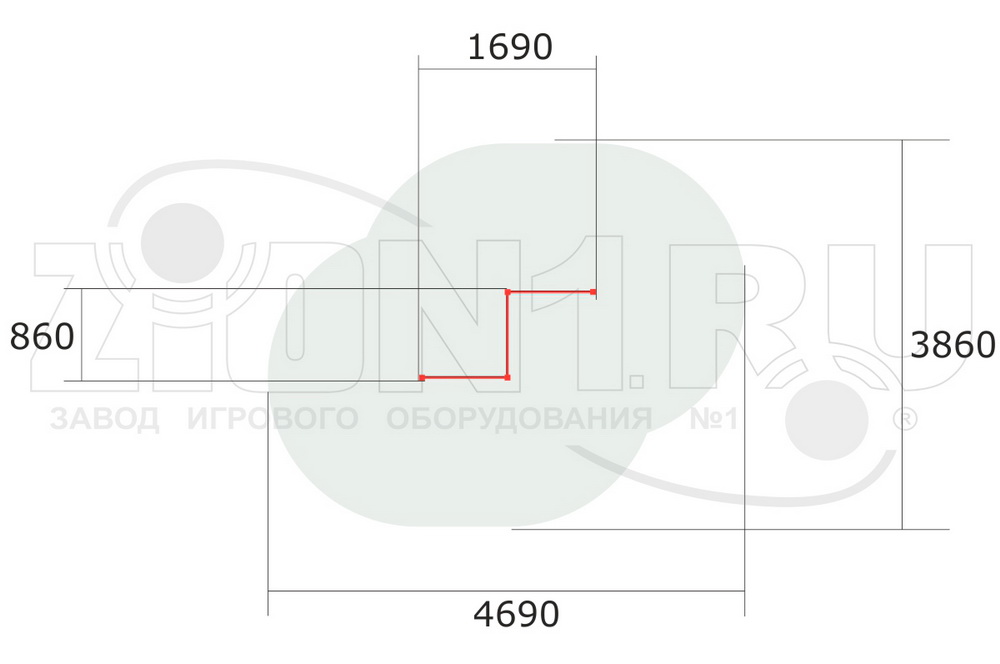 Шведская стенка ZION Уголок (СЭ001)