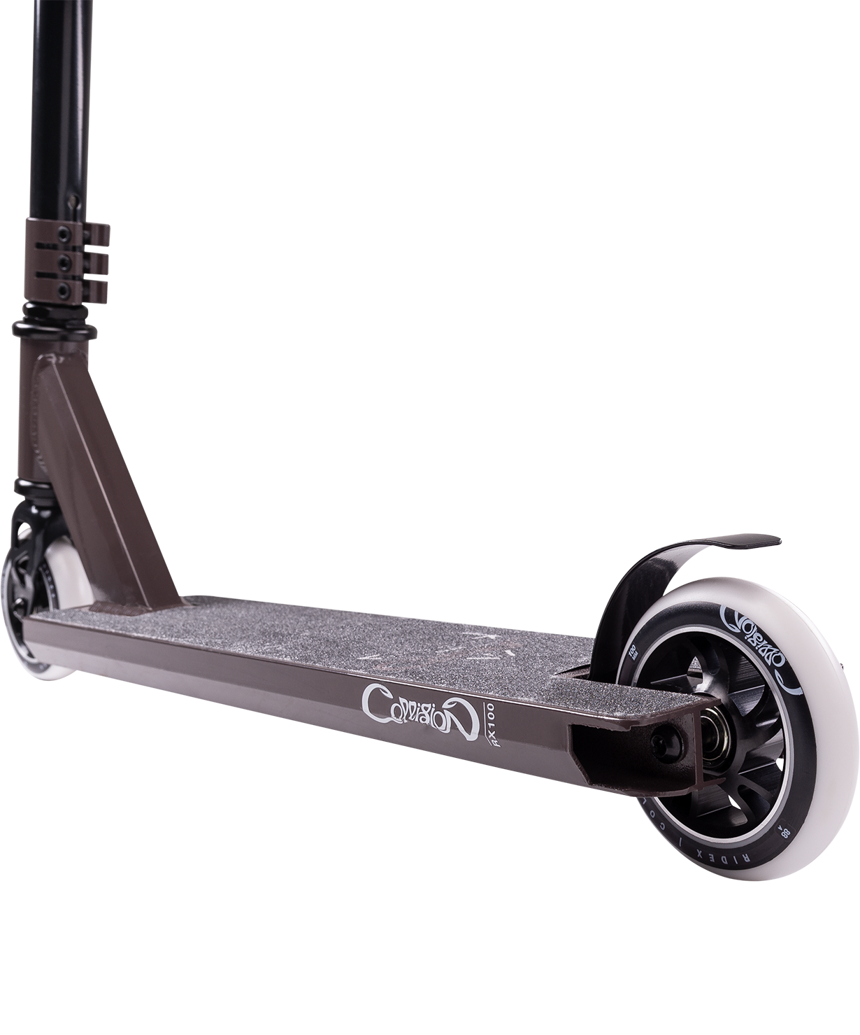 Самокат трюковый Collision brown 100 мм