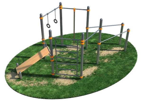 Комплекс спортивный  для подготовки к сдаче норм ВФСК (модерн.) СВС-44-М