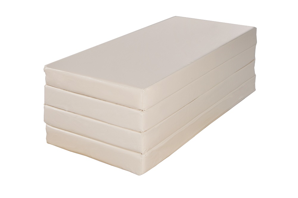 Мат № 5 (100 х 200 х 10) складной 3 сложения бежевый