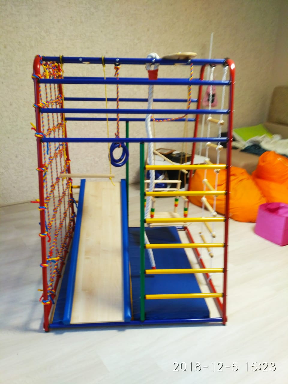 Детский спортивный комплекс «Веселый Малыш NEXT» производства «Вертикаль»