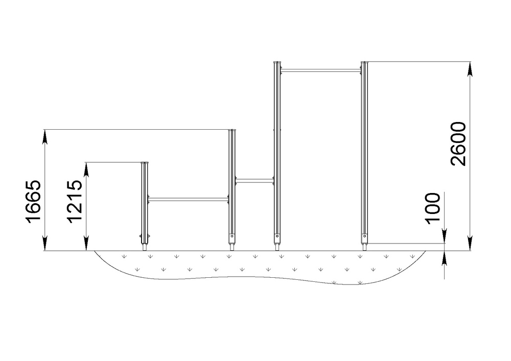 Уличный спортивный комплекс START LINE Fitness №4