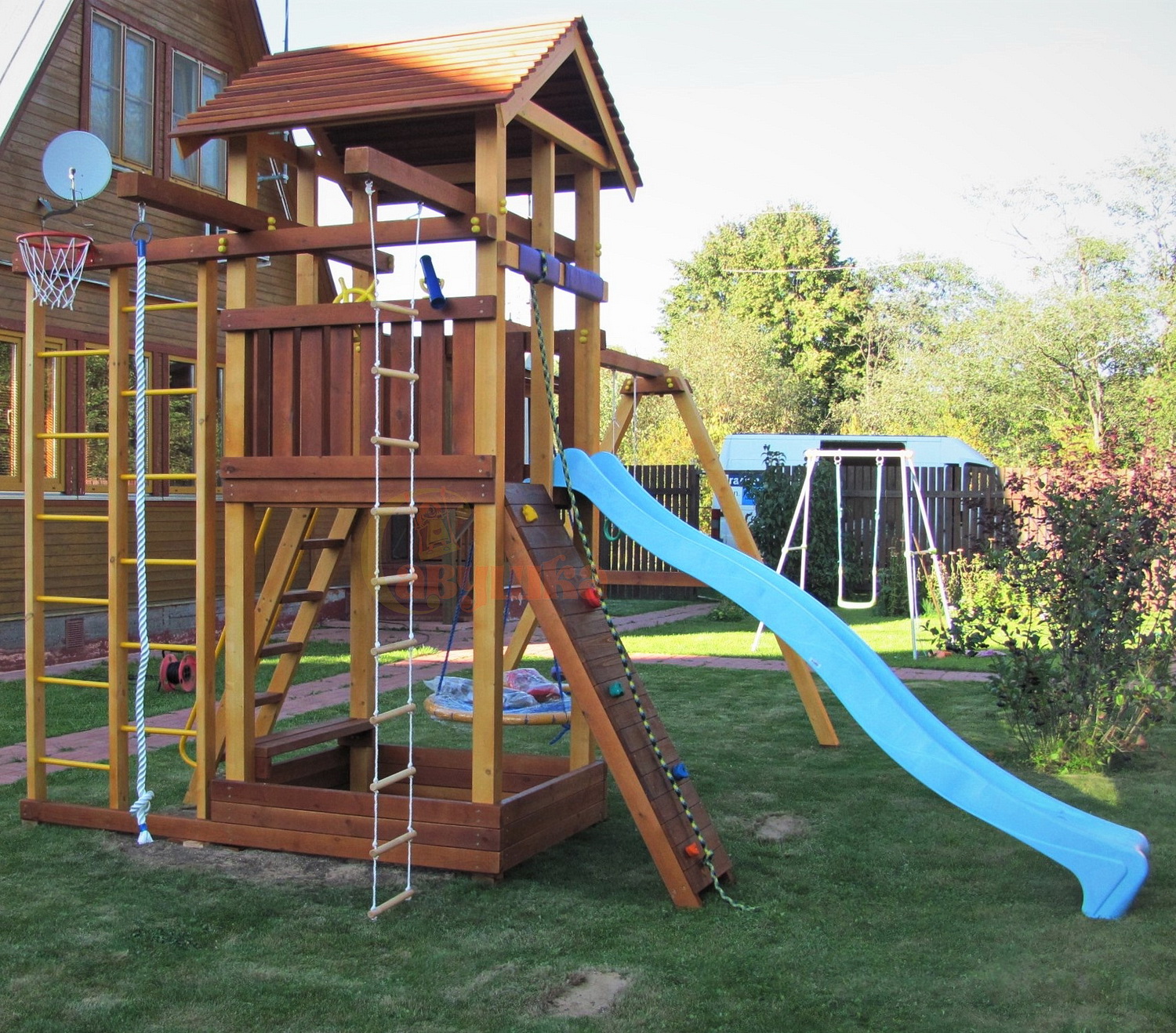 Детская площадка из дерева Савушка "4 сезона" - 3