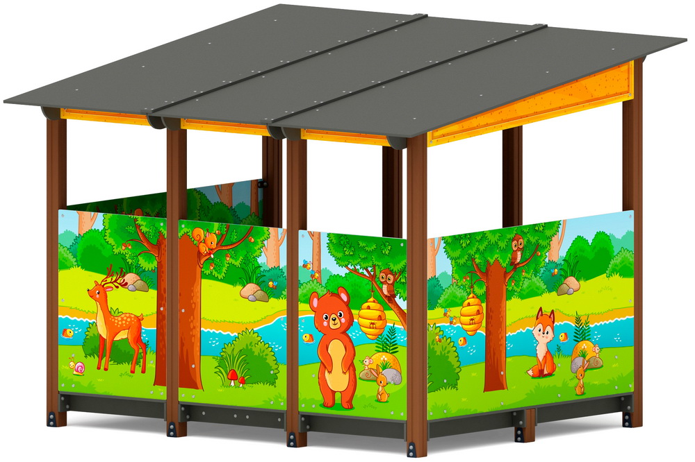 Теневой навес (Полянка) МФ 78.31.24-07