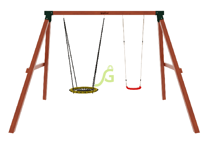 Качельный модуль Гнездо + одиночные