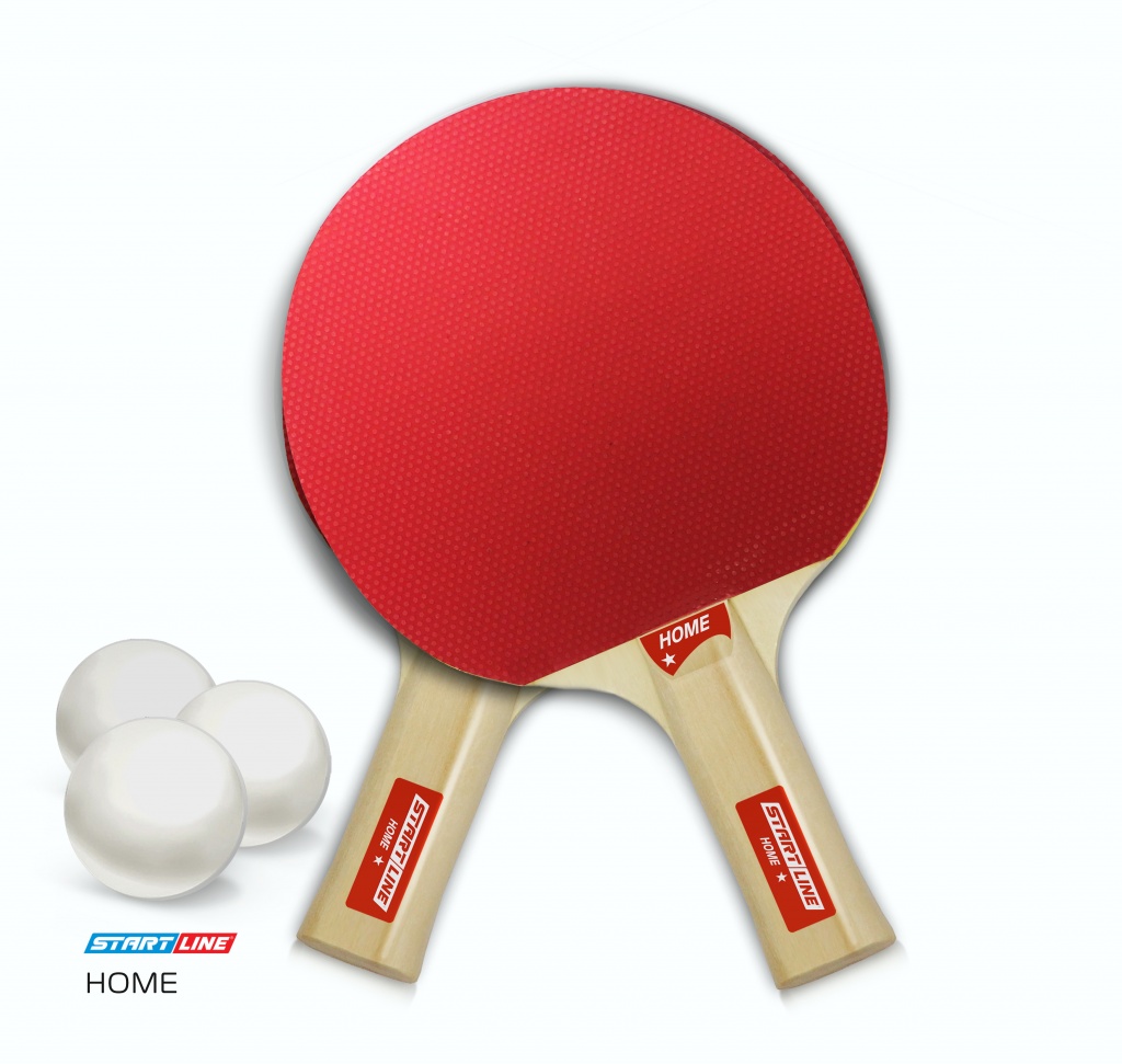 Набор START LINE: 2 ракетки HOME, 3 мяча Club Select, сетка с креплением