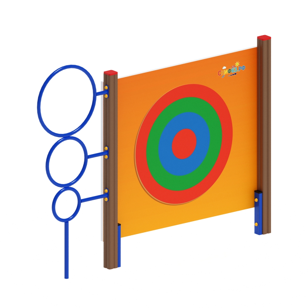 СТЕНКА ДЛЯ МЕТАНИЯ СО СТОЙКОЙ игровая форма СО 1.20.07