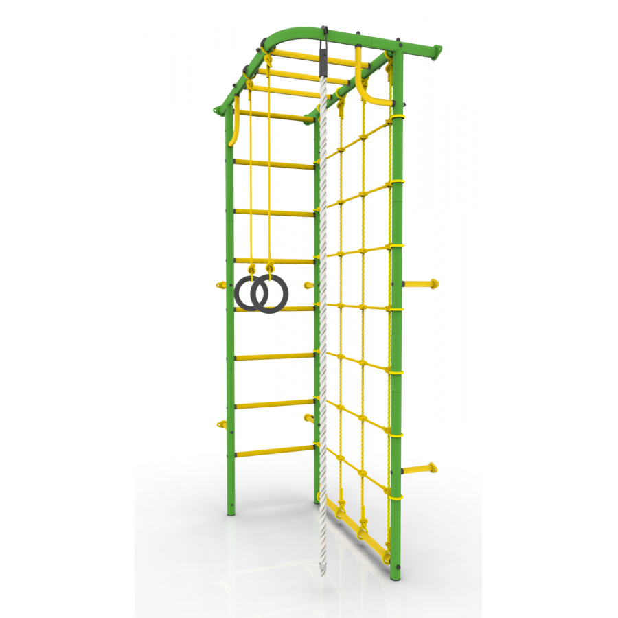 Шведская стенка Рукоход-Угловой (зеленый)