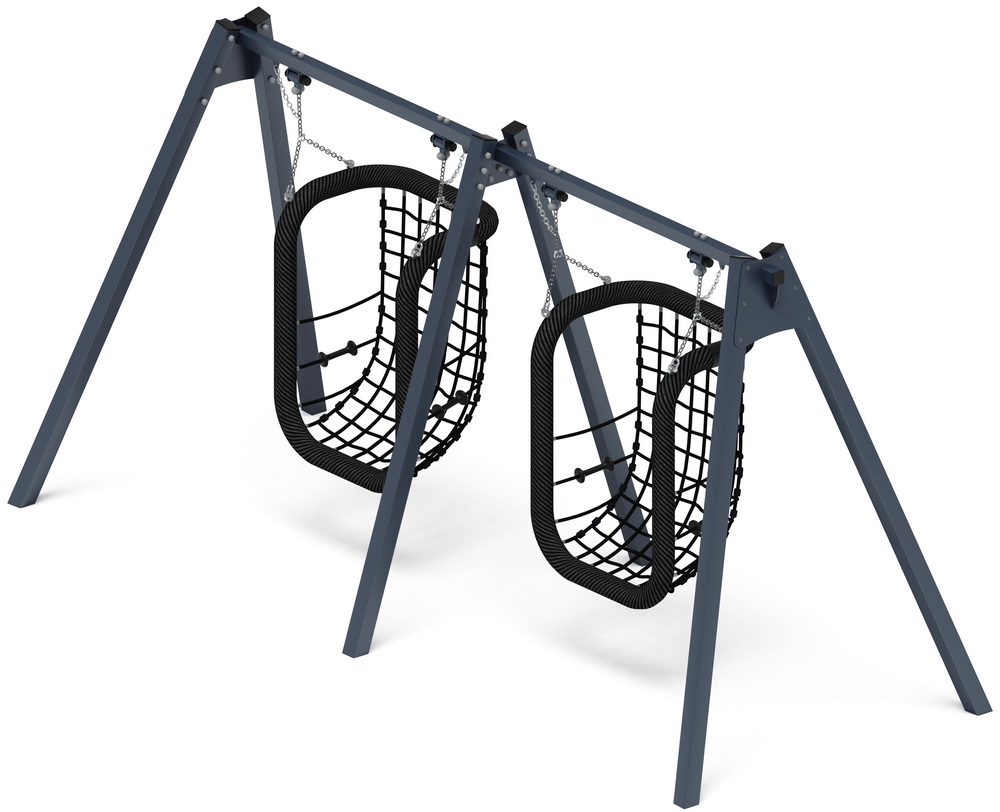 Качели М2 двойные ИО 12.М.08.08.01 (графит)