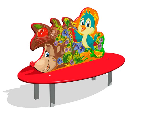 Скамейка детская ZION Ежик (СП067)