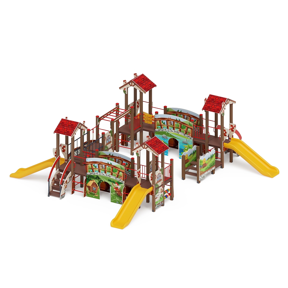 В ГОСТЯХ У СКАЗКИ детский игровой комплекс ДИК 1.05.01-30 (H=900)