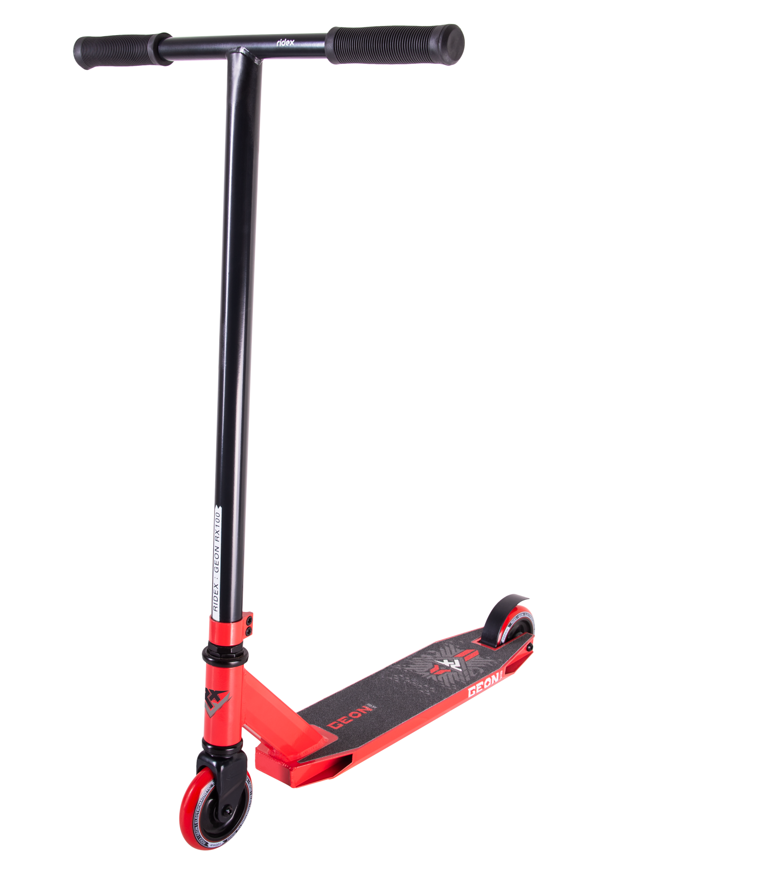 Самокат трюковый Geon red 100 мм