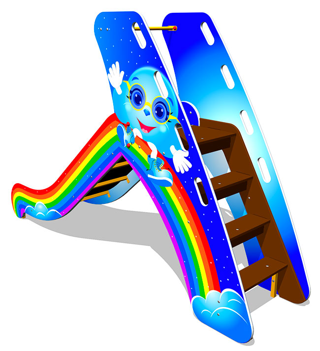 Горка детская ZION Радуга (Г010)