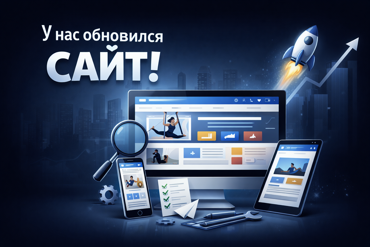 У нас обновился сайт!