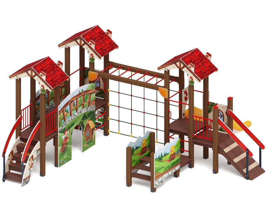 В ГОСТЯХ У СКАЗКИ детский игровой комплекс ДИК 1.05.01-27 (H=900)