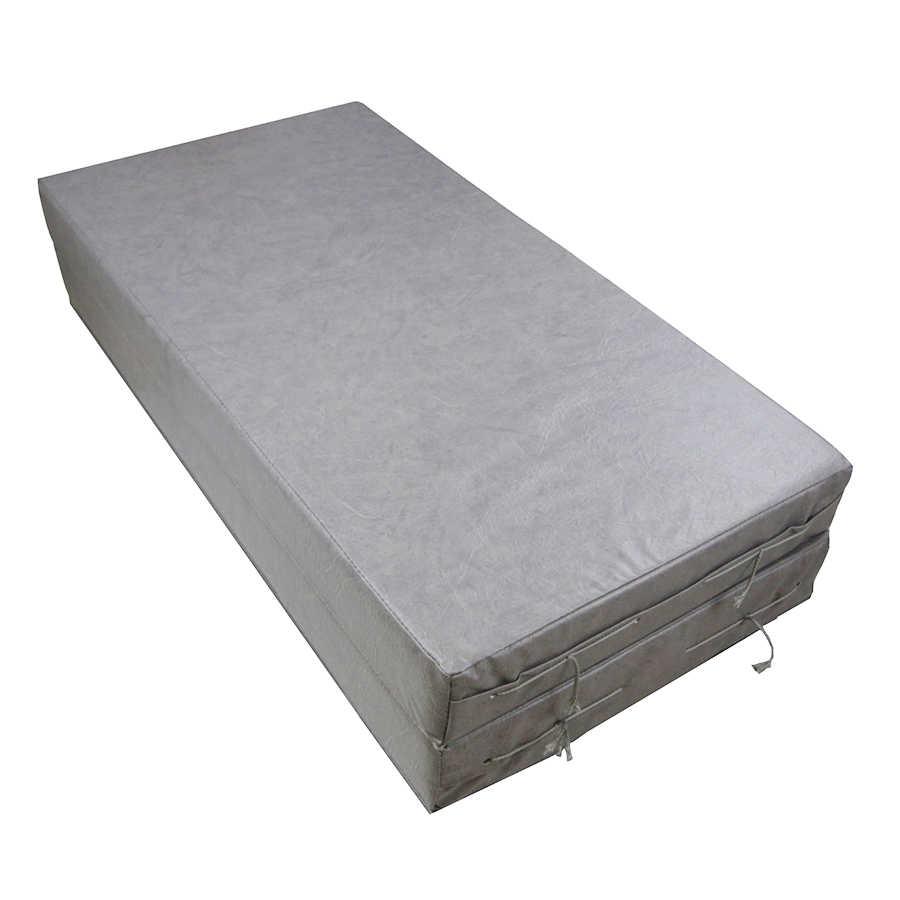 Мат №4 (100 х 100 х 10) Midzumi складной винилискожа (серый)