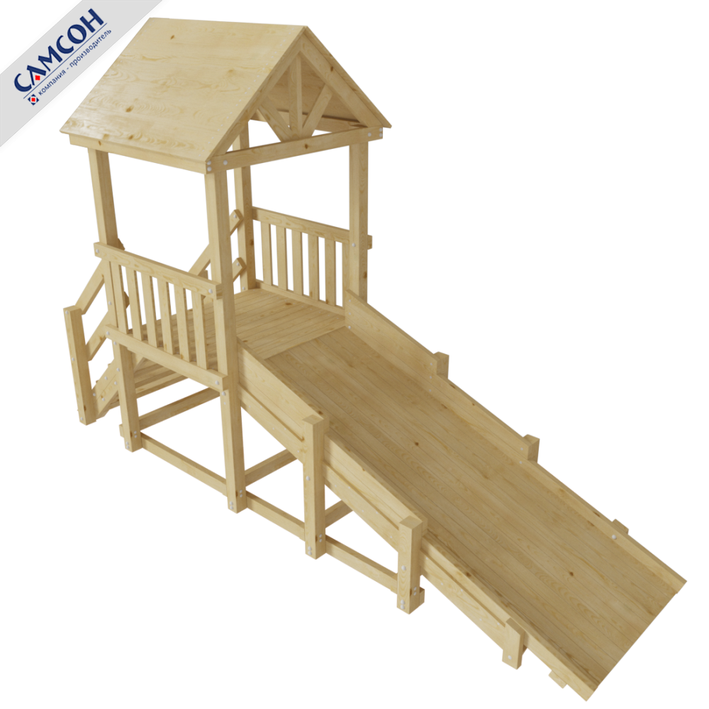 Детская зимняя горка ЯМАЛ Самсон