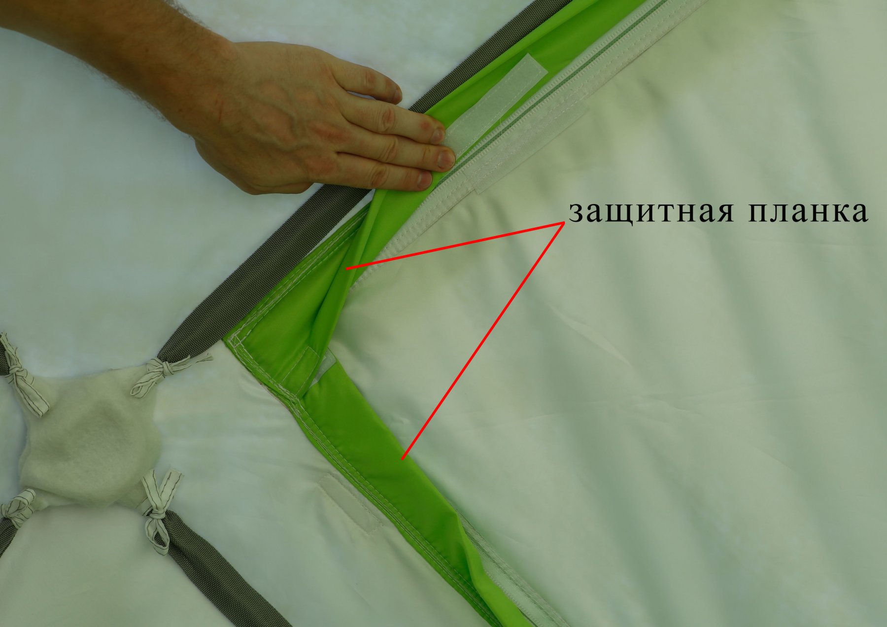 Зимняя палатка ЛОТОС Куб 4 Классик Термо (лонг) (утепленный тент; стеклокомпозитный каркас)