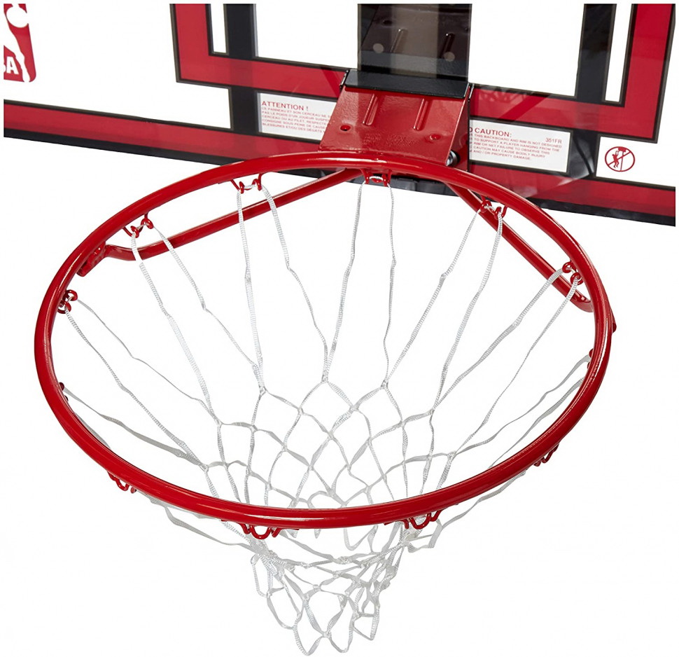 Щит с кольцом Spalding NBA COMBO – 44" POLYCARBONATE (01.20.NBA-44)