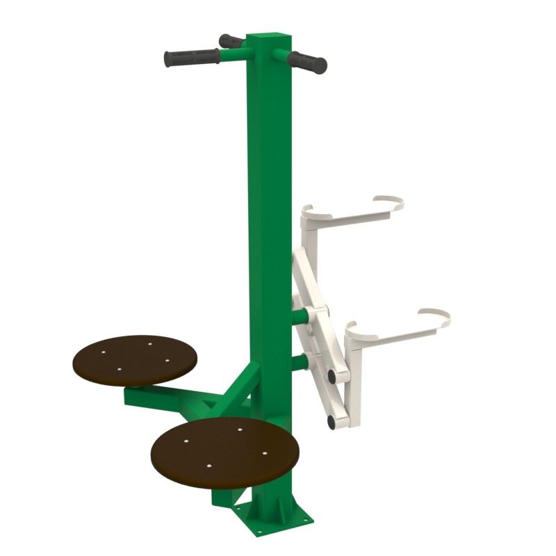 Тренажер уличный степпер и двойной твистер  Air-Gym YT49