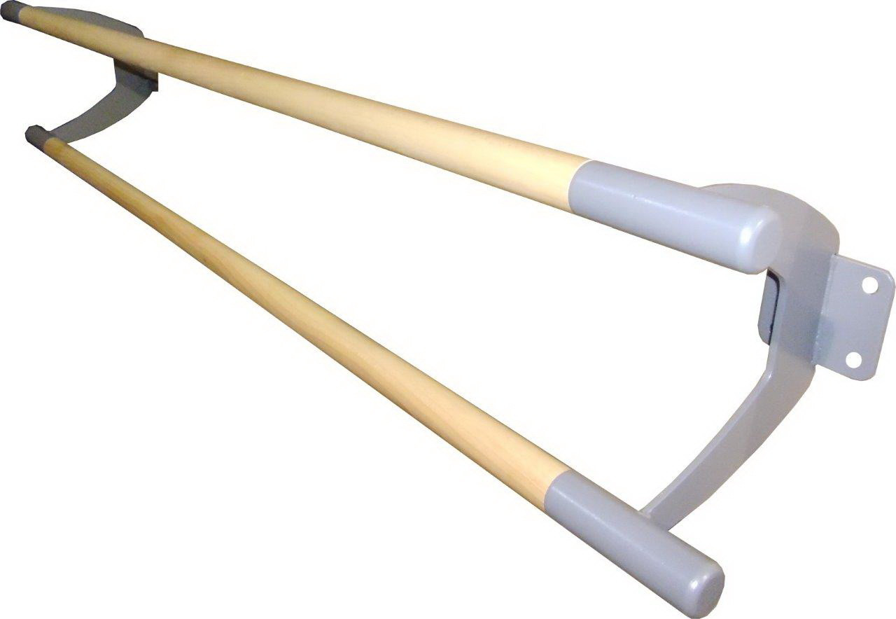 Станок хореографический PREMIUM пристенный, двухрядный 2 м Береза