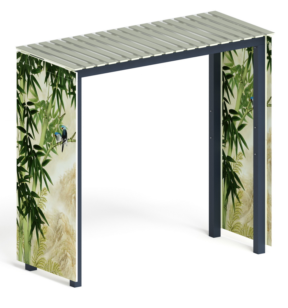 Пергола (Бамбук) МФ 77.06.01-02 /с поликарбонатом/