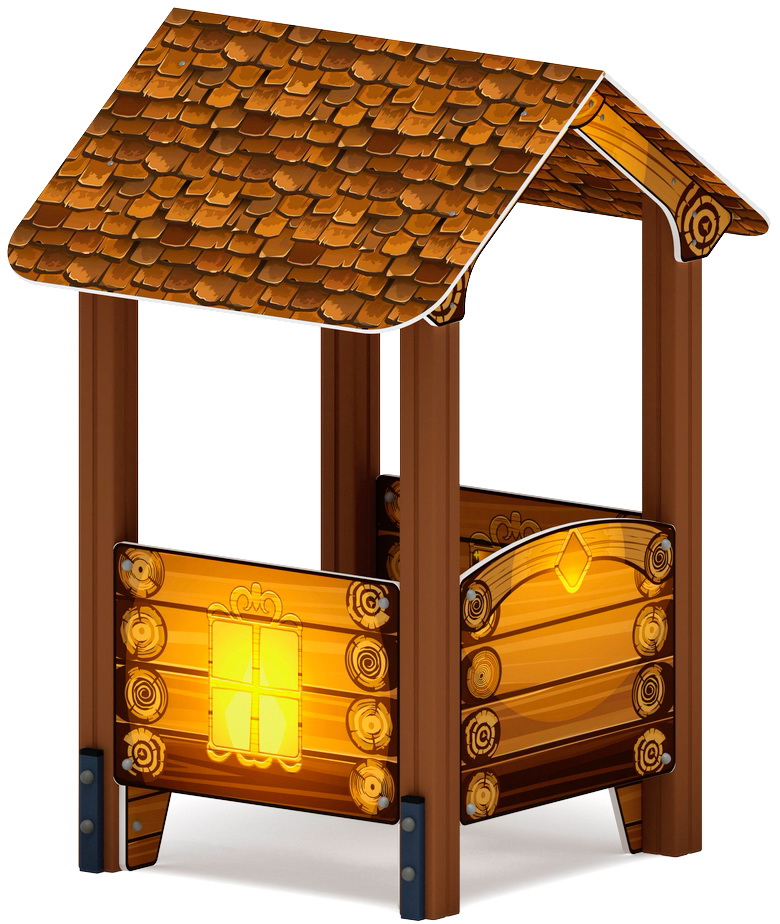 ДОМИК МАЛЫЙ 1 (Эко) для детской площадки МФ 10.01.01-02