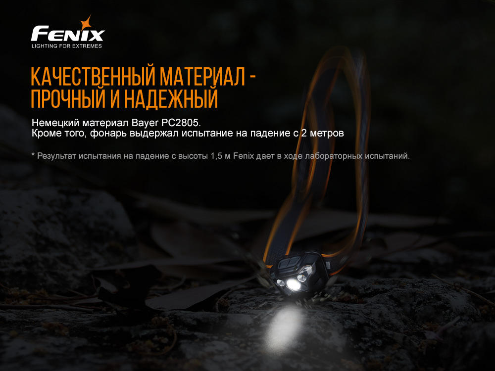 Налобный фонарь Fenix HL18RW, черный