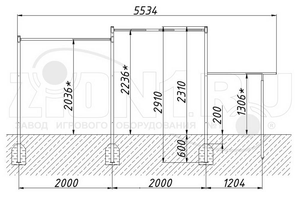 Спортивный комплекс ZION СГК-2 (КС003)