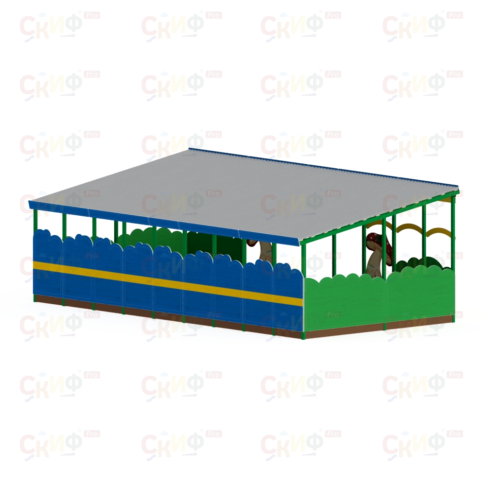 ПОЛЯНКА теневой навес МФ 715.01