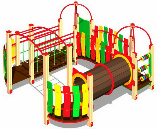 Детский игровой комплекс ZION Енот (КД005)