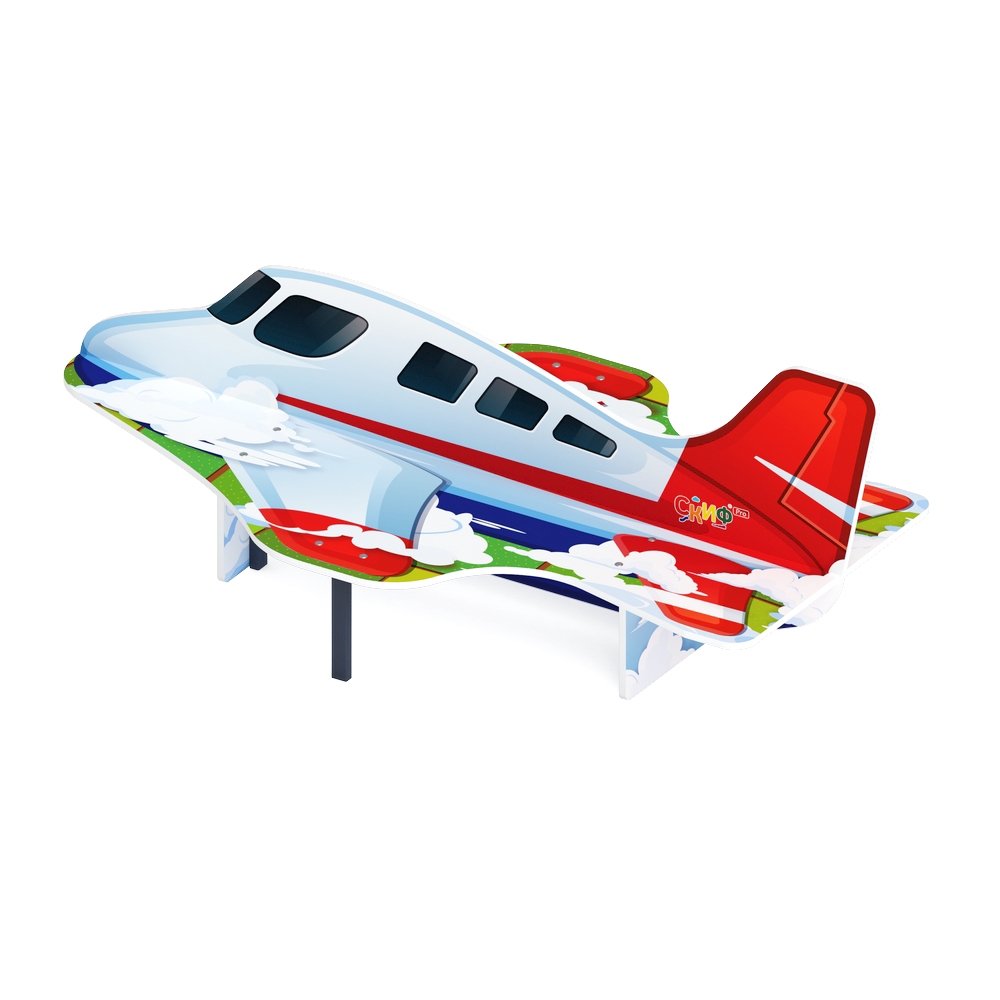 Скамейка САМОЛЕТИК для детской площадки МФ 41.03.03