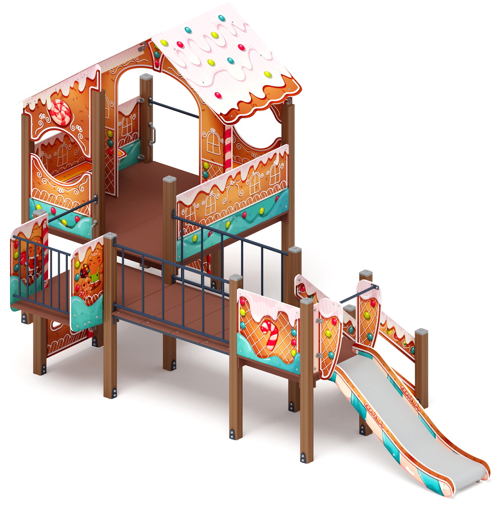 ТЕРЕМОК детский игровой комплекс ДИК 1.07.01-02 (H=900)