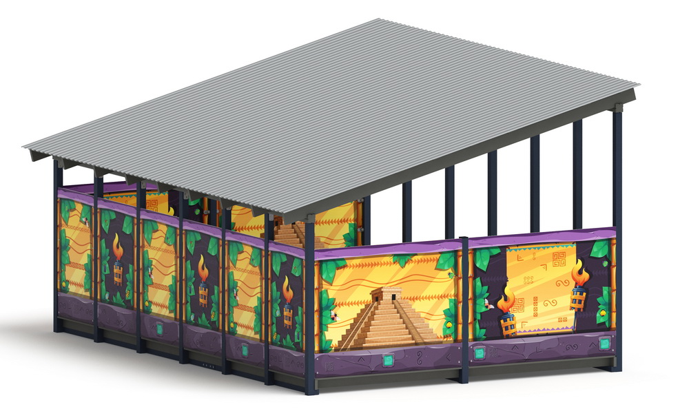 Теневой навес (Майя) МФ 71.6.4-06