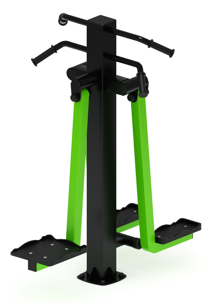 Тренажер уличный ХИПС + МАЯТНИК (зеленый) СТ 024-12.П