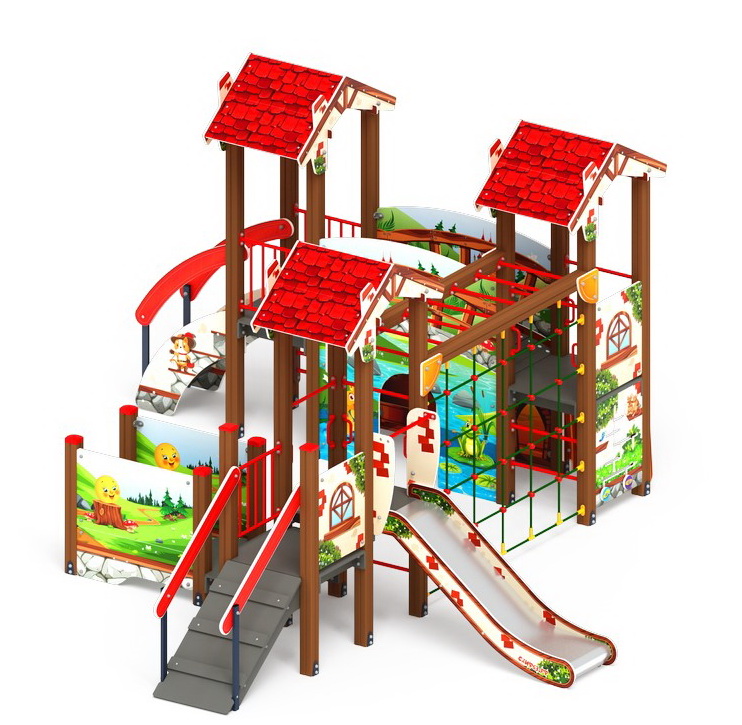 В ГОСТЯХ У СКАЗКИ детский игровой комплекс ДИК 1.05.01-07.С (H=900)