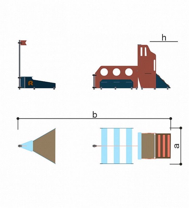Игровой комплекс БАРЖА Romana 057.75.00