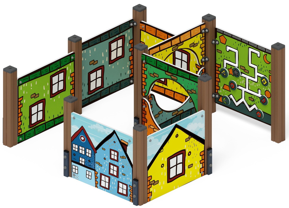 Лабиринт КУБИК 1 (Город) игровая форма МФ 20.01.01-01