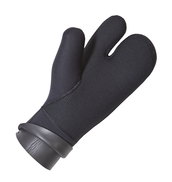 Перчатки трехпалые, усиление "Duratex", двойной обтюратор